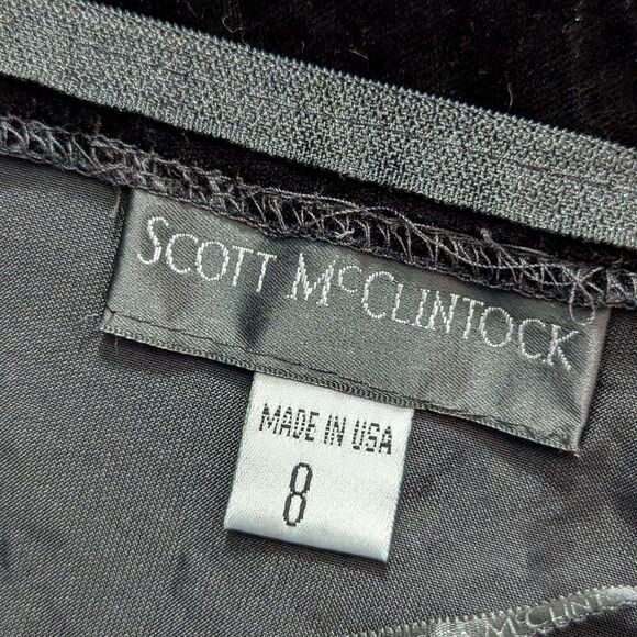 Scott McClintock 90s Velvet Whimsigoth Fairy Grunge Witchy Romantic Maxi Skirt 8 - Picture 7 of 9